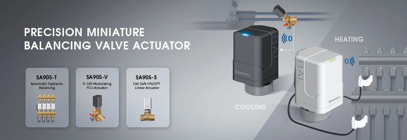 SASWELL precision miniature balancing valve actuators